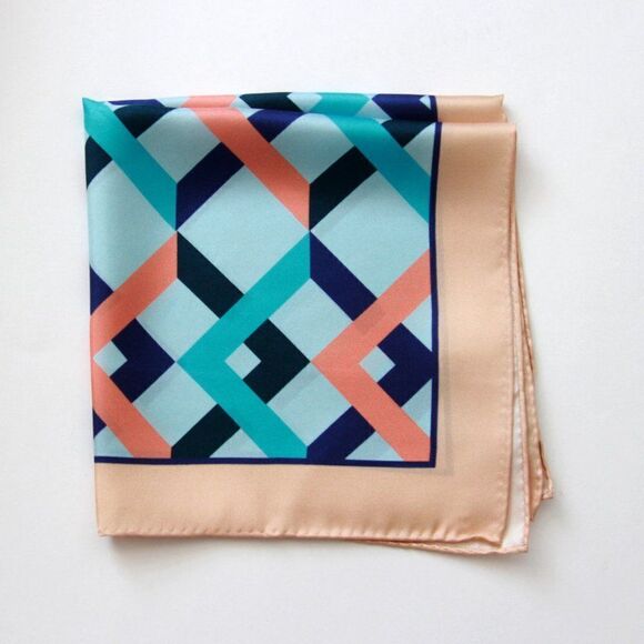 Jos A Bank Pocket Square 14" Abstract Print Pocket Square - Picture 1 of 3